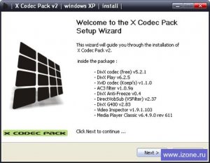 X Codec Pack 2.2.0 build 487 BETA